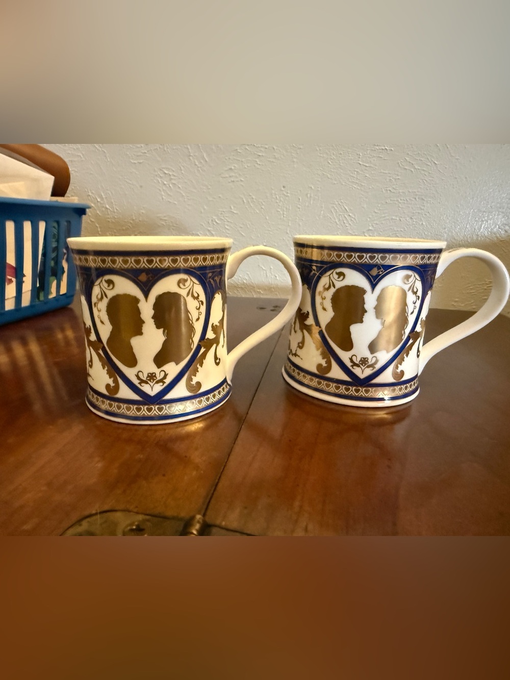 Prince Harry and Prince Meghan Commemorative Wedding Porcelain Mugs - Set of 2